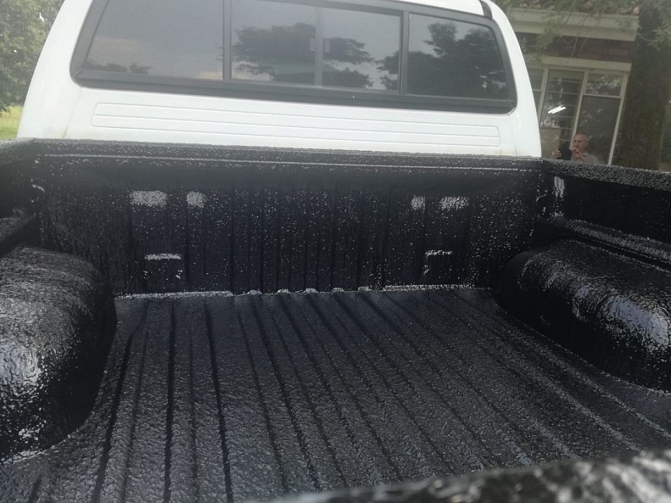 Bakkie rubberised